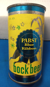 Pabst Blue Ribbon Bock  flat top beer can EMPTY CAN