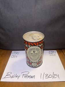 Guinness Beer Can -STEEL Orange / Black / Extra Stout / Bulldog / RARE / VINTAGE