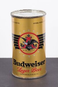 Budweiser Lager Flat Top 12oz Beer Can - Alabama 1c Tax S-33