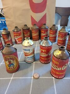 Antique Cone Top Beer Cans