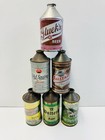 LOT OF 6: VINTAGE CONE TOP EMPTY BEER CANS(Old Style/Falstaff & More)