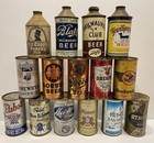 Vintage Beer Cans (15), cone & flat tops. Pabst Budweiser Schlitz Blatz & more!
