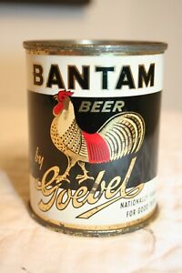 Goebel BANTAM BEER 8 oz. 1950's flat top - Detroit 7, Michigan