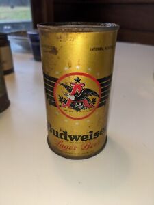 1940`S BUDWEISER FLAT TOP steel BEER CAN -EMPTY CAN- 12 oz.
