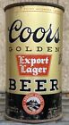 1930s IRTP-COORS GOLDEN EXPORT LAGER BEER Flat Top can USBC 51/16 DOUBLE AGED