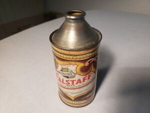OUTSTANDING RARE 1930s Falstaff 12 oz. Beer Cone Top HIGH GRADE NEAR MINT