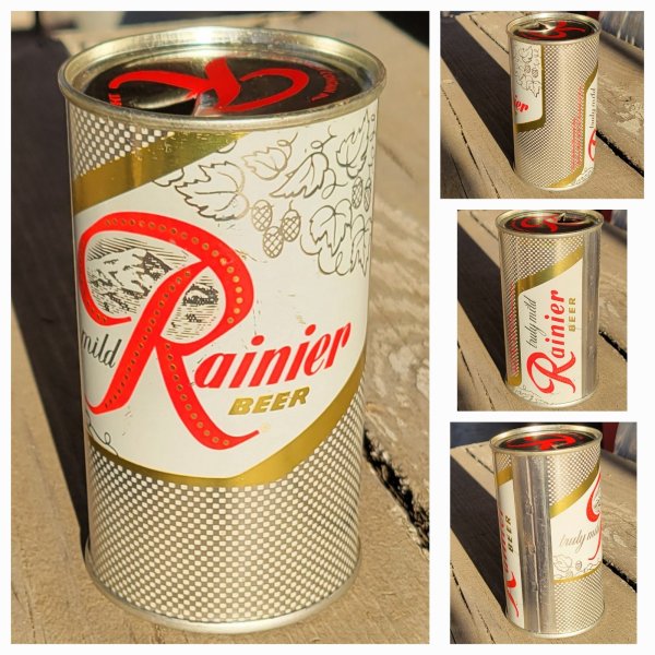 New ListingVintage SICKS Spokane Brewery RAINIER Beer Flat Top Can