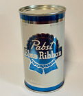 PABST BLUE RIBBON BEER FLAT TOP CAN  MILWAUKEE WI   STUNNING , SHINY Condition!!