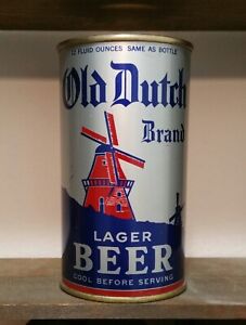 Old Dutch Brand Lager Beer Can - IRTP, Opening Instructions, Brooklyn, NY