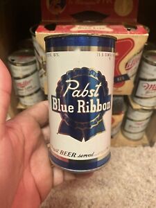 Pabst blue ribbon flat top beer can Milwaukee wi Old