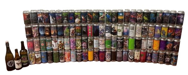EMPTY Craft Beer Display Cans Treehouse Curiosity Series, (SEE DESCRIPTION)