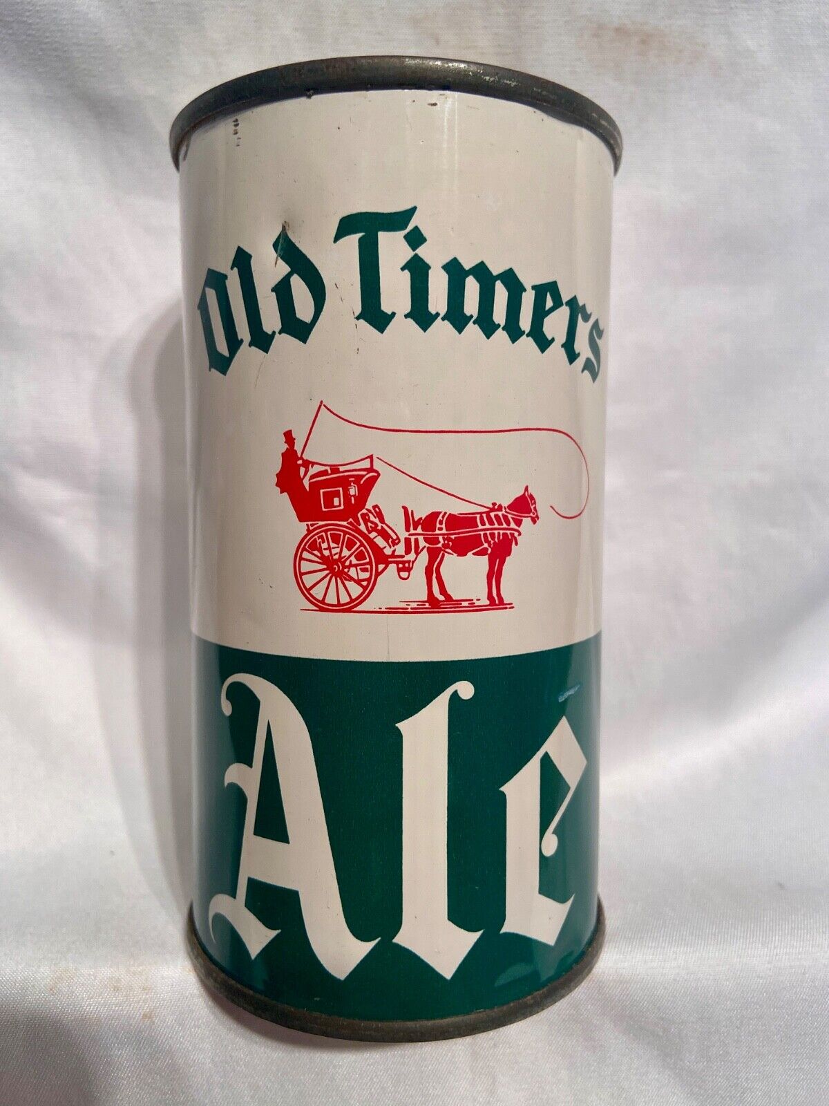 FLAT TOP BEER CAN EMPTY 108-28 OLD TIMERS ALE CLEVELAND SANDUSKY BRG. CLEVELAND