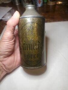 Rare Schmidt's Light WW2 Olive Drab High Profile Cone Top Beer Can EMPTY CAN