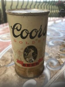 VINTAGE COORS GOLDEN STEEL DOUBLE AGED  BEER CAN COLORADO