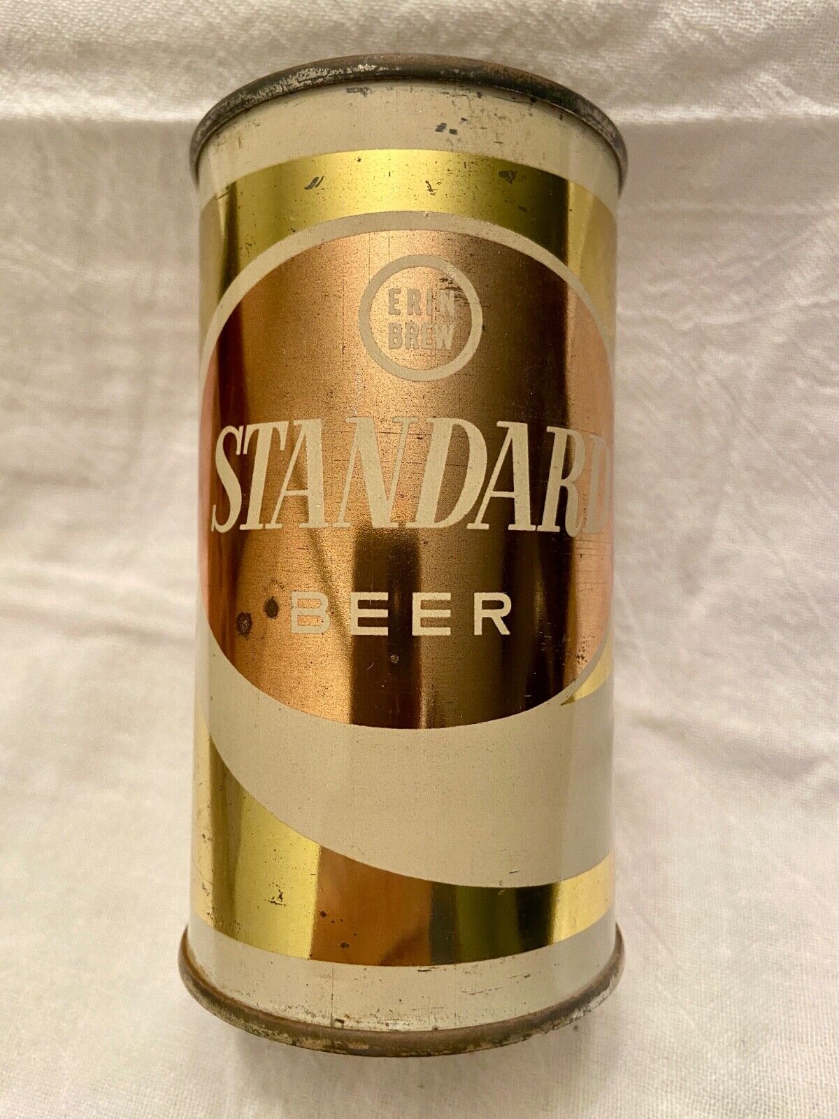 FLAT TOP BEER CAN EMPTY CARLING'S BLACK LABEL NEW YORK