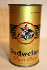 Budweiser Lager Beer 12 oz. 1940's IRTP flat top - St. Louis, Missouri