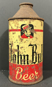 Vintage John Bull Pale Beer 12 oz IRTP Cone Top Steel Empty Beer Can 170-17