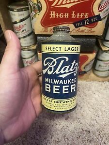 blatz beer cone top beer can milwaukee wi Old