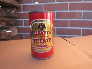 Cerveza Tipo Pilsen Tecate Flat Top Beer Can Empty  Mexico