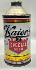 New ListingVintage Kaier's Special Ale Cone Top Beer Can EXCELLENT CONDITION