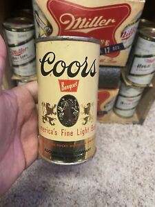 coors flat top beer can adolph coors  Colorado not listed non irtp one panel