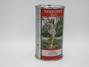 Tennent's Lager LINDA Flat Top Beer Can ( SWEET )