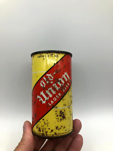 Tough find 12oz OLD UNION Lager Flat Top Beer Can Jax Ice Brewing Jacksonville