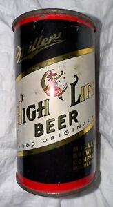 Vintage Miller High Life beer can