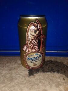 RARE! Gold Busch Light Trophy 12 oz Beer Can 2016 Trout