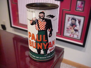 Paul Bunyan Flat Top Beer Can Vintage antique old