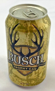 2016 Gold Busch Light Trophy Beer Can 12 Oz Antlers Rare FREE SHIPPING