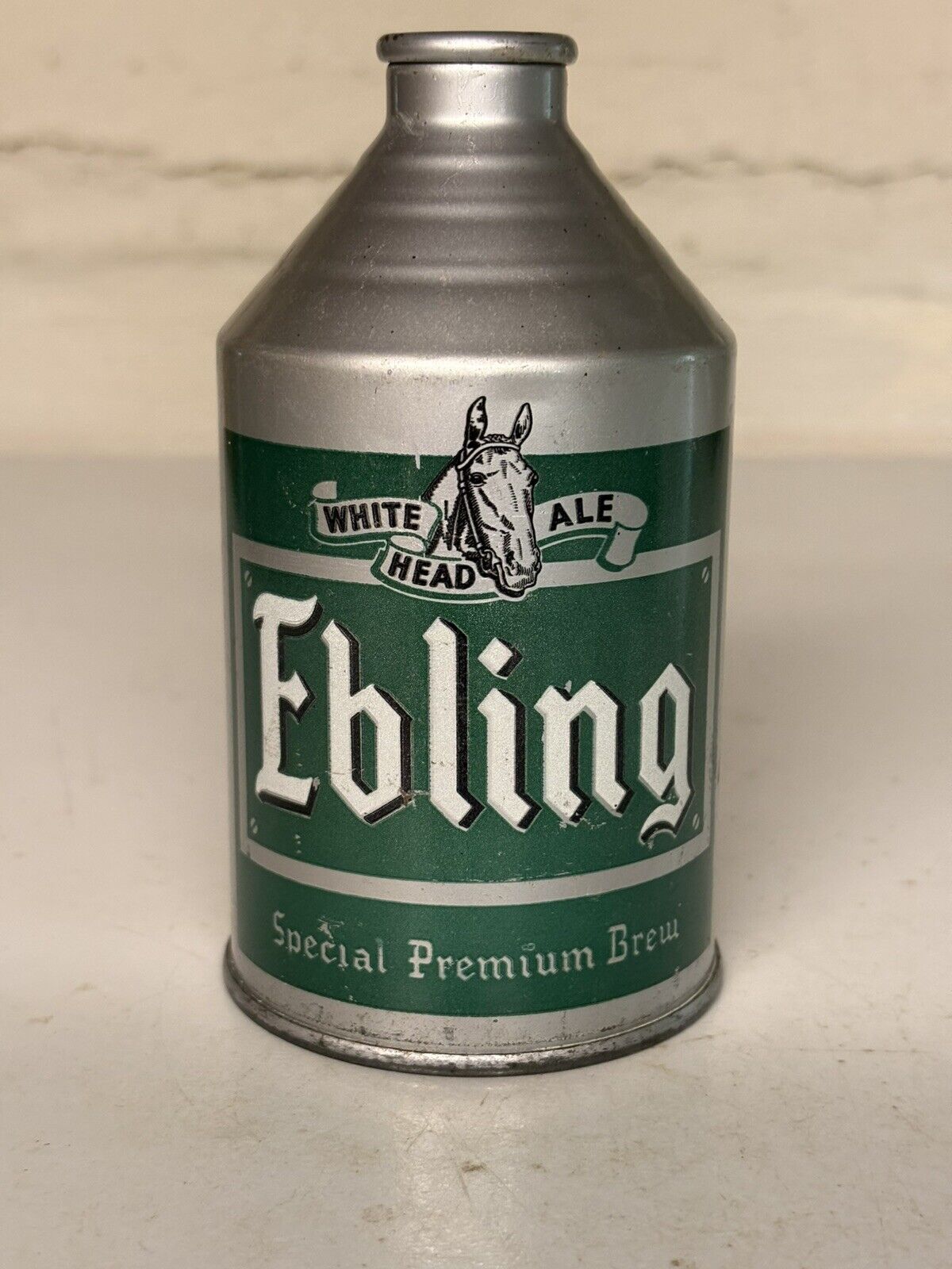“Sweet” Ebling White Head Ale 12 Oz. Crowntainer Special Premium Beer N.Y. Tough