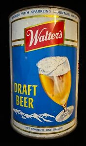 Walters Draft Beer gallon can