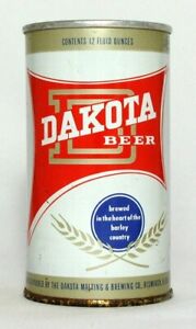 Dakota Beer 12 oz. Pull Top Beer Can-Dakota Malting and Brewing Bismarck  N.D.