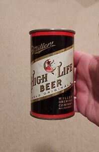 1950s MILLER HIGH LIFE BEER flat top (USBC #99-34) from Milwaukee WISCONSIN !!