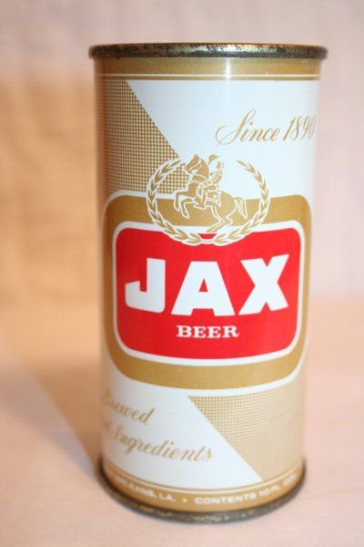 JAX BEER 10 oz.  1950's/60's flat top - New Orleans, Louisiana