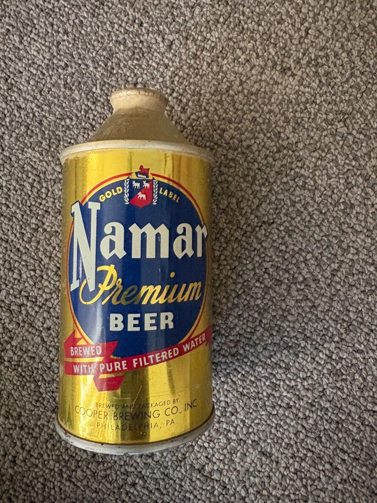 New Listingvintage beer can Namar premium beer (excellent condition)