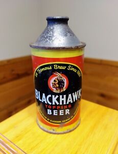 Blackhawk Beer Can-shaped glass Davenport – Bygone Brand