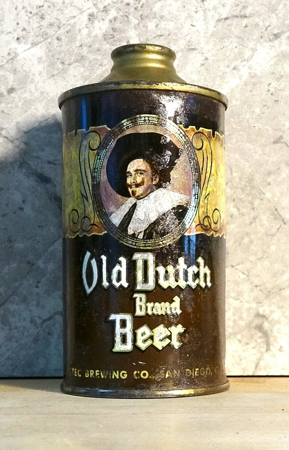 OLD DUTCH BRAND BEER - CONE TOP - IRTP - VERY HARD TO FIND -  SAN DIEGO, CA