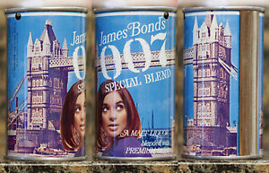 James Bond's 007 Beer Can no fake - REAL, RARE White Stripe version BCCA 82-38