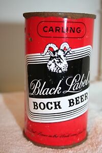 Black Label BOCK BEER 12 oz. 1959 NMT3.2% flat top - Cleveland, Ohio