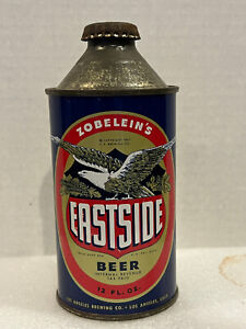 Eastside Beer Cone Top Beer can LA Brewing Co. Original Crown - sharp and clean!