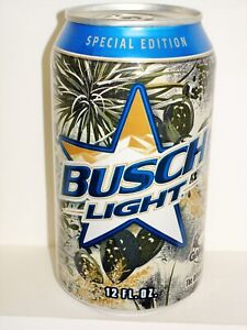 BUSCH LIGHT "TEXAS SPECIAL EDITION-GAME GUARD" (SEP '16) ALUMINUM Beer Can E327