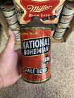 national Bohemian Cone top beer can Quart Pale Beer National Brewing Co Balt MD