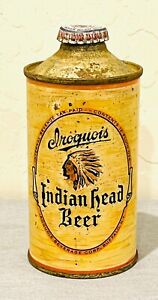 *Very Rare* Iroquois Indian Head Low Profile Cone Top Beer Can-USBC# 170-09