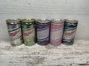 Very Rare Miller High Life Beer TEST CAN Lot Empty Multi Colors