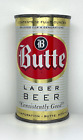 NICE!! BUTTE LAGER BEER FLAT TOP BEER CAN - BUTTE BREWING CORP - BUTTE MONTANA