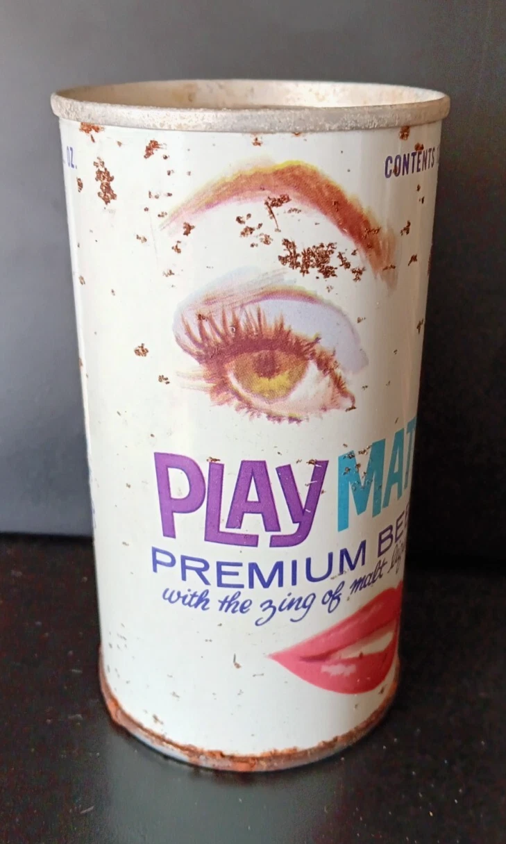 Vintage 1960s Super Rare Playmate Beer Can Sunshine Brewery Reading PA