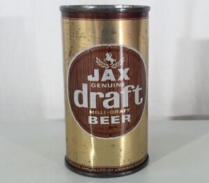 JAX DRAFT JUICE TAB BEER CAN JACKSON NEW ORLEANS, LOUISIANA VINTAGE PULL TABS LA