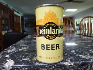 RHEINLANDER BRAND BEER SEATTLE WASHINGTON, INSTRUCTIONAL OPENING CAN
